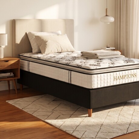 Sommier Smartbox HAMPTONS 1 plaza 80x185 Bronze NEGRO