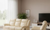 Sofá Recliner 3 Cuerpos - Royal Crema