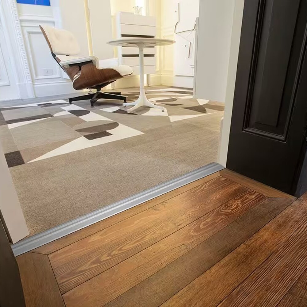 Aluminio Desnivel Quick 38mm x 1m Cromo Mate Aluminio Desnivel Quick 38mm X 1m Cromo Mate