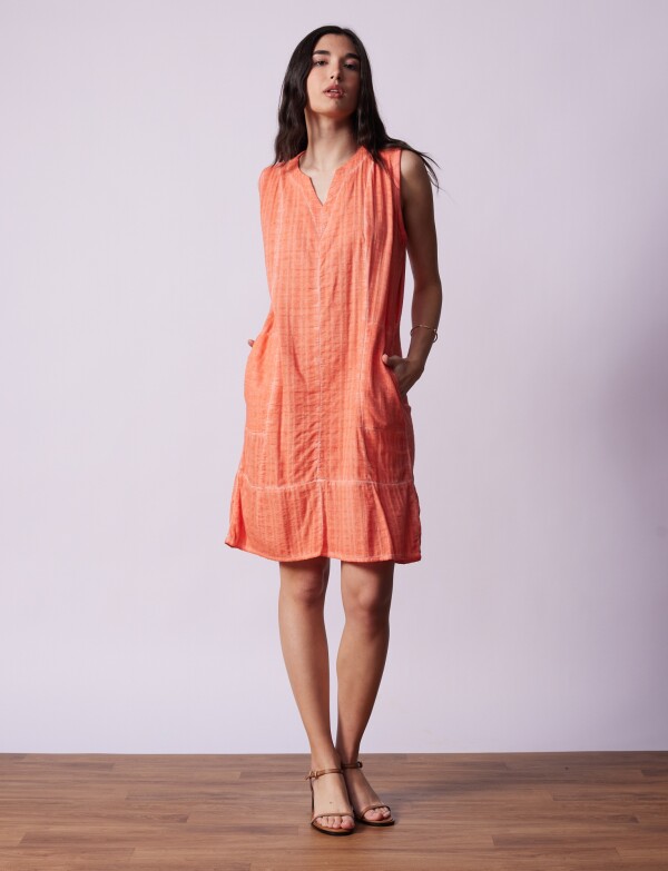 Vestido Solid ANARANJADO