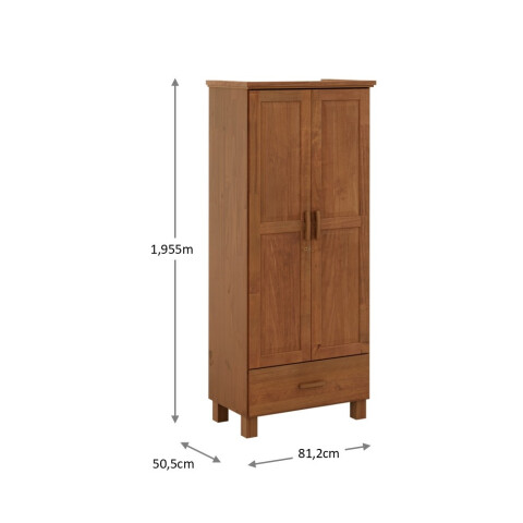 FINESTRA- ROPERO BRONZE 2 PUERTAS 1 CAJON 1140TN FINESTRA- ROPERO BRONZE 2 PUERTAS 1 CAJON 1140TN