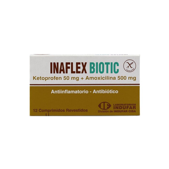 INAFLEX BIOTIC CJ X 12 COMPRIMIDOS única