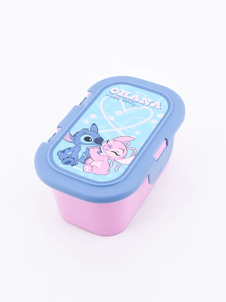 CONTENEDOR STITCH Y ANGEL ROSADO