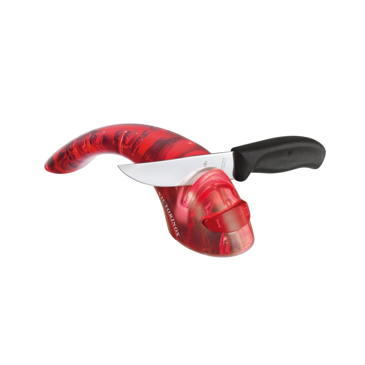 Afilador de cuchillos Victorinox con discos de cerámica - Rojo 