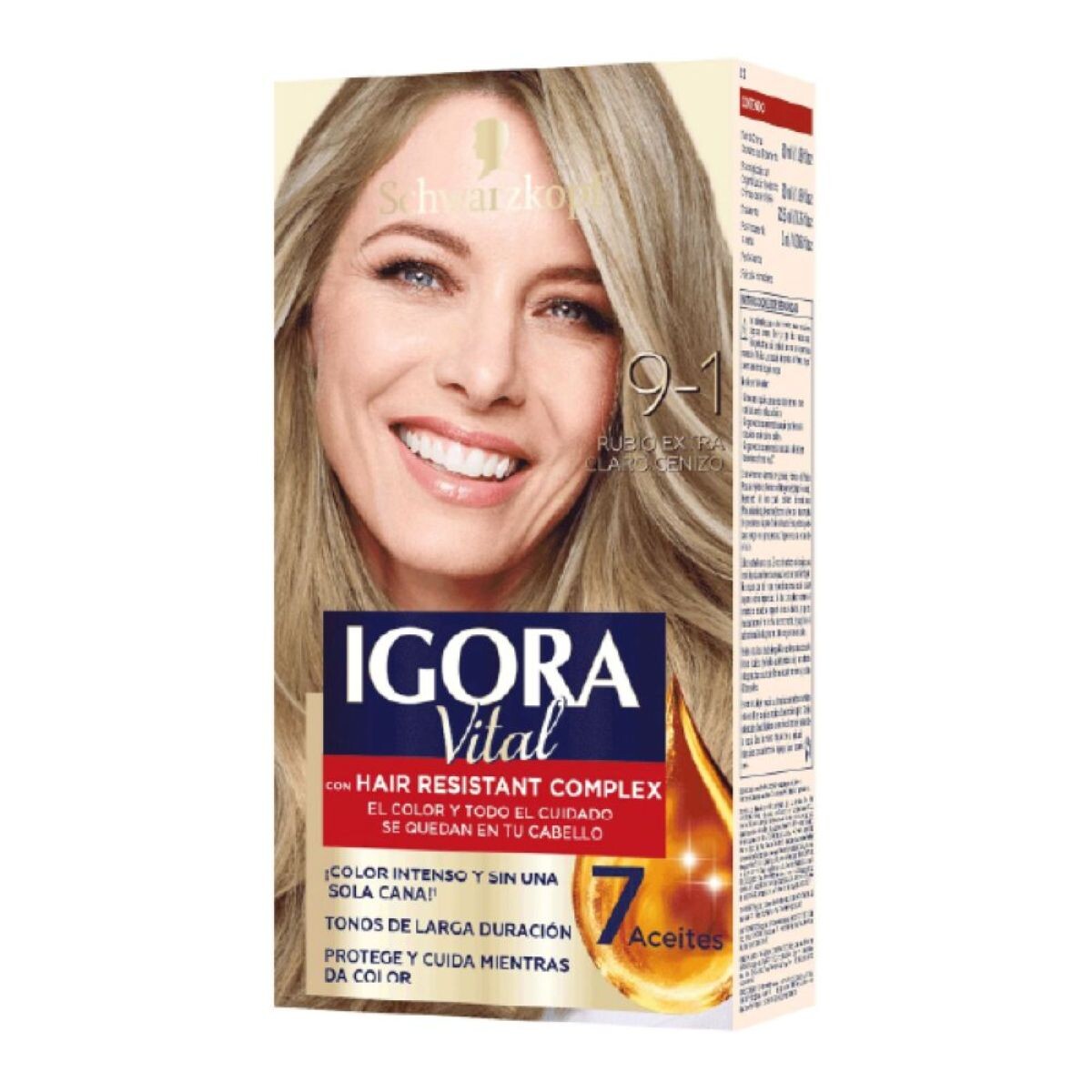 IGORA VITAL RUBIO EXTRA CLA CENIZ N°9-1 