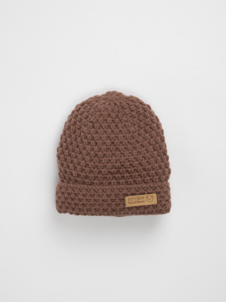 Gorro punto Marrón