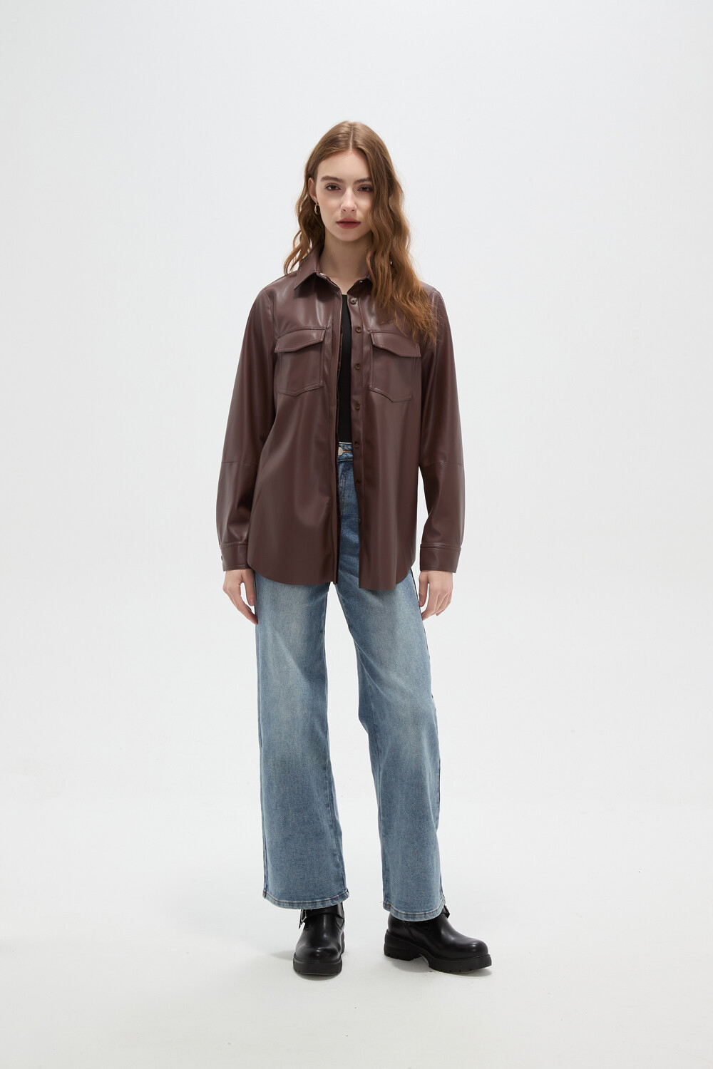 Sobrecamisa Nawah Chocolate