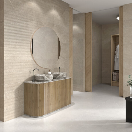 Cerámica beige oscuro Mate Rectificado 40x120Cm pared GAMAS DE BEIGE