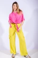 Camisa nudo Fucsia