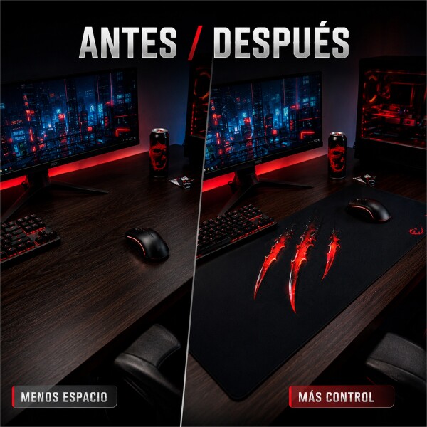 Mousepad Gamer Xtrike Me MP-208 XL 80 x 30 cm Negro 1