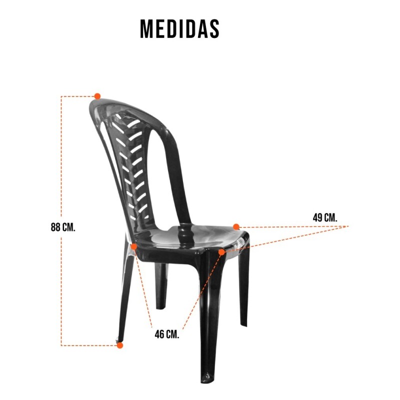 Silla Jardín/eventos Pvc Reforzada Sin Posabrazos Apilable (Pausado) Silla Jardín/eventos Pvc Reforzada Sin Posabrazos Apilable (pausado)