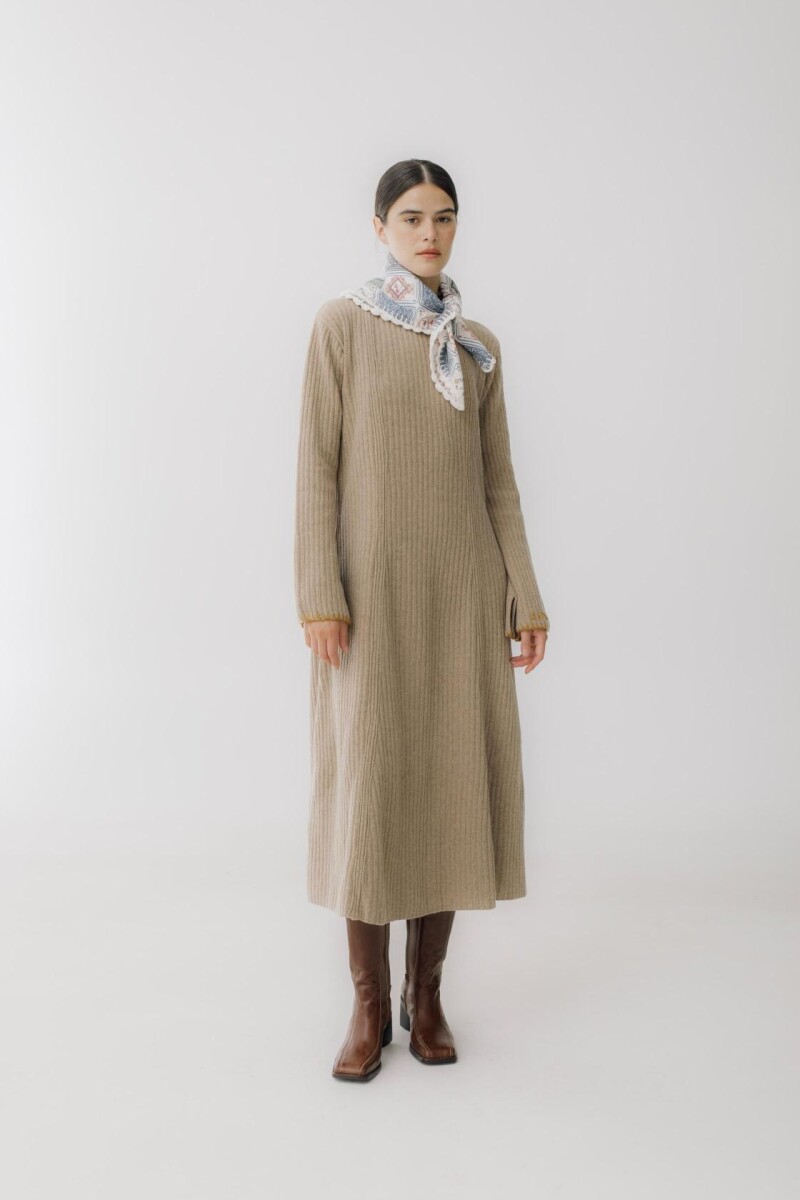 Vestido Liba - Visón 
