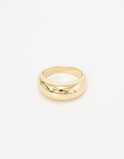 Anillos Chicos Metal Anillo Metal Bold - Dorado