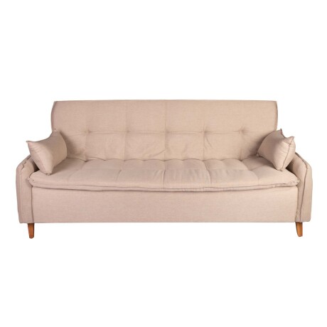 SOFÁ CAMA MADERA-Y-TELA NATURAL-BEIGE ESSENTIA BEIGE