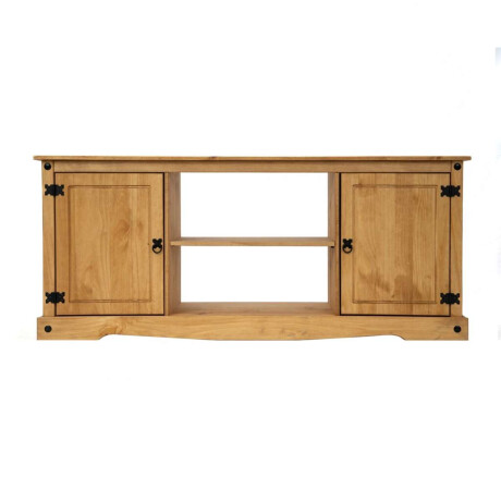 Rack 2 puertas 1 Estante 160cm Linea Mexicana Natural