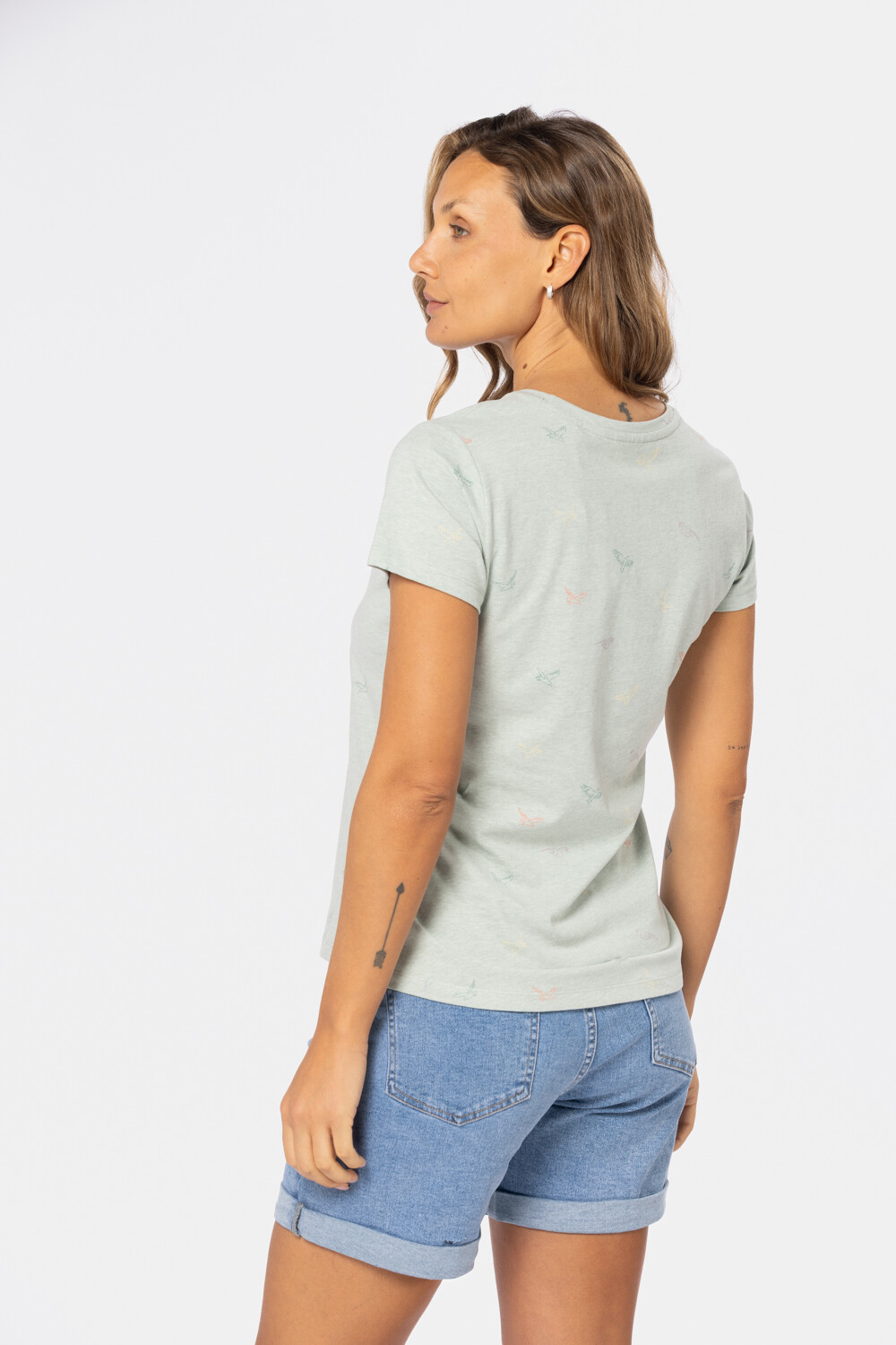 REMERA ESTAMPADA Verde