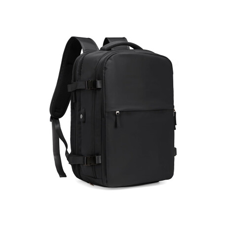 Mochila expandible para viajar Negro