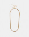 Collares Cortos Metal Collar Corto De Cadena - Dorado