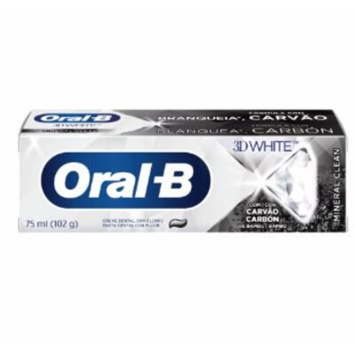 Pasta Dental Oral-B 3D White Mineral Clean 102 GR Pasta Dental Oral-B 3D White Mineral Clean 102 GR