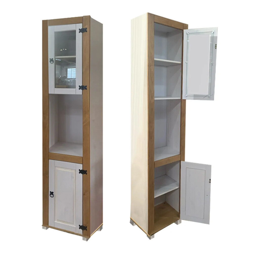 ARMARIO 2 PUERTAS PANELERO ORGANIZADOR MULTIUSO CON ESTANTES EN MADERA MACIZA ARMARIO 2 PUERTAS PANELERO ORGANIZADOR MULTIUSO CON ESTANTES EN MADERA MACIZA