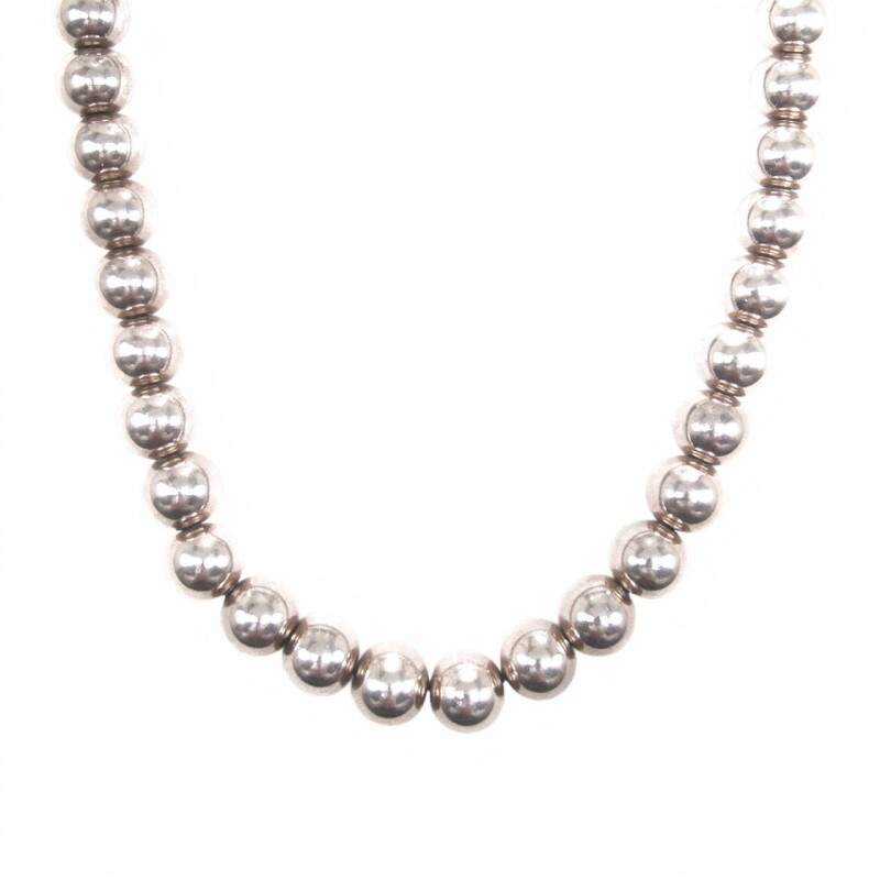 Cadena bolitas -Plata 925 -Sin piedra -CD5085 sinpiedra