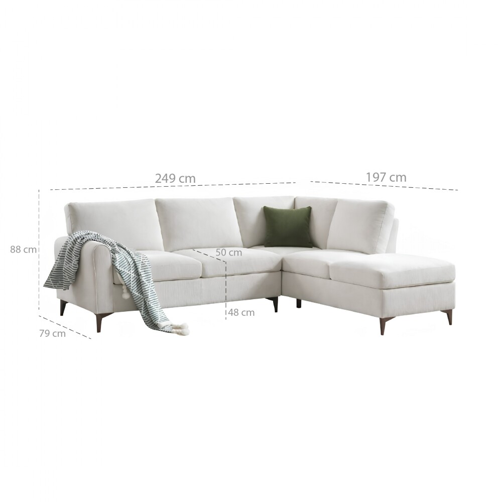 Sillón Esquinero Living - Roma Beige