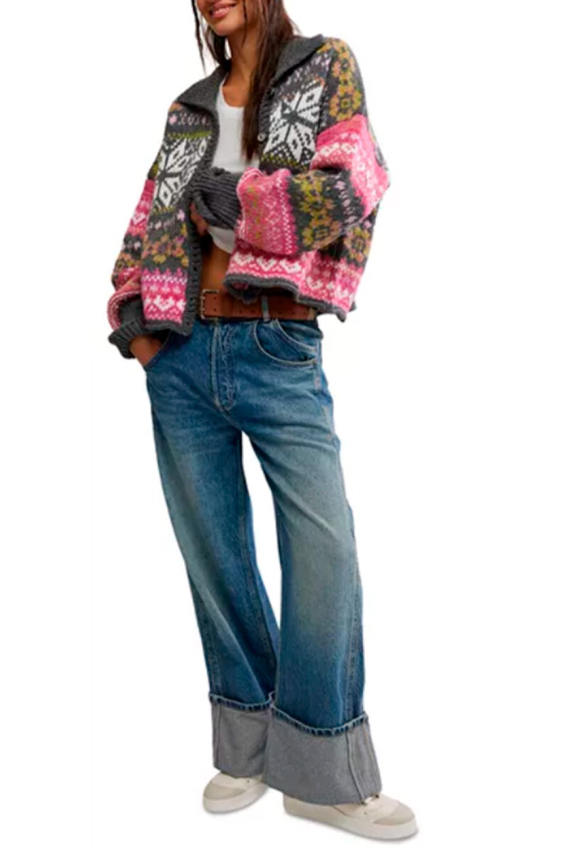 SNOWDRIFT CARDIGAN Rosa