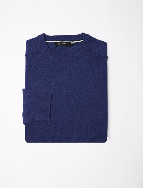 Buzo algodon Lisboa azul melange
