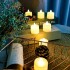 Velas Velitas Luz Led Pila Pack 24 Unidades Decorativo Velas Luz Led Pila Pack X24 Decoracion Souvenir Fiesta 3,5