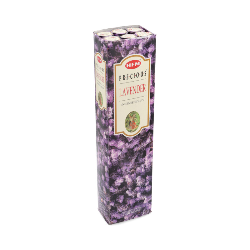 INCIENSO HEM HEXAGONAL LARGA CAJA X6 Preciosa Lavanda