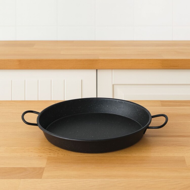 PAELLERA ESMALTADA 26 CM NEGRO