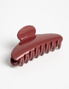 Broche Acrilico Maxi Broche Acrílico Burgundy - Rojo Burdeaux