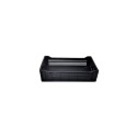 CAJON CANASTO ORGANIZADOR FRUTAS 49X30X12CM NEGRO