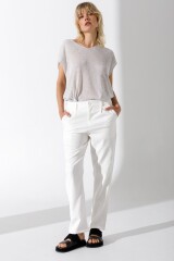 Pantalon Rosa Blanco