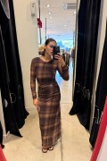 Vestido Flint MARRON