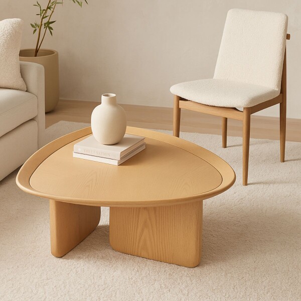 MESA DE CENTRO PEANUT Beige - UNICO
