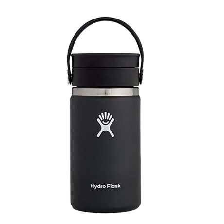 Vaso Hydro Flask 12 Oz Wide Mouth Flex Sip Lid Negro