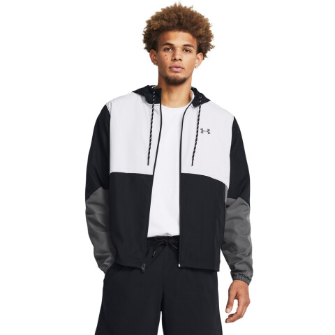 UA Legacy Windbreaker-GRY BLK-001