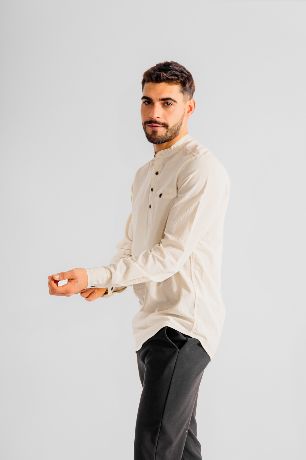 Camisa Folau Cemento