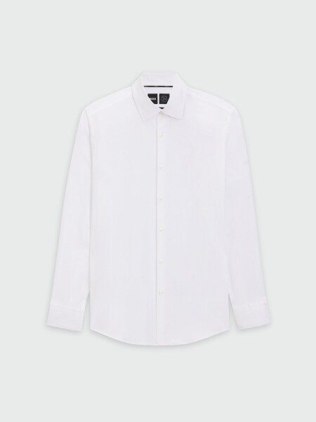 BOSS Black - Camisa Slim Fit Blanco