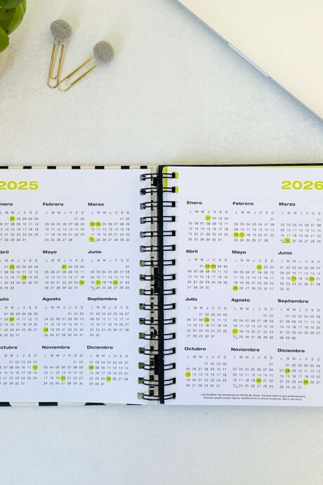 AGENDA SEM A LA VISTA 2025 ORGÁNICA