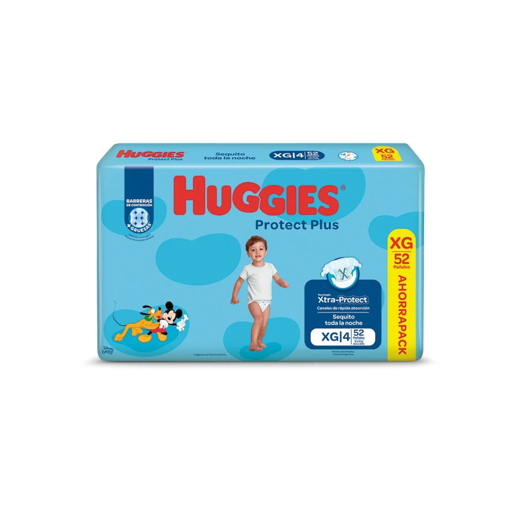 HUGGIES PROTECT PLUS XGRANDE AHORRO CRUE