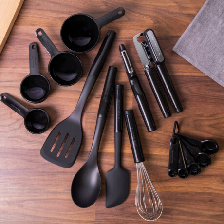 Set de utensilios 15 piezas Negro KitchenAid Set de utensilios 15 piezas Negro KitchenAid