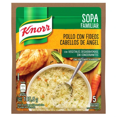SOPA KNORR POLLO C/CABELLO DE ANGEL SOPA KNORR POLLO C/CABELLO DE ANGEL