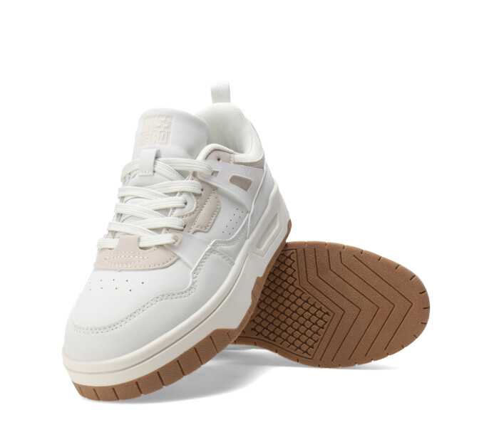 Championes de Mujer Miss Carol FORNI acordonado Blanco