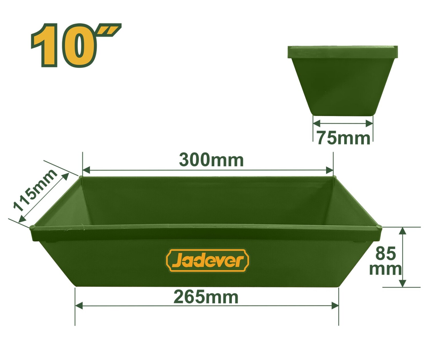 Bandeja budinera 10" jadever JDNQ1330 