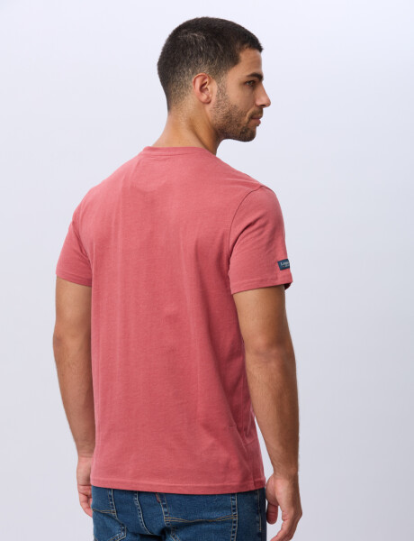 REMERA BÁSICA DE ALGODÓN Ladrillo