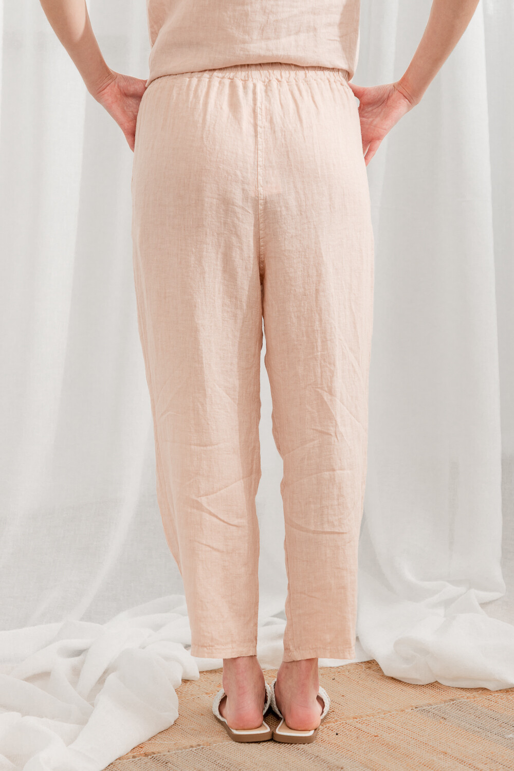 Pantalon Lucrezia Beige Claro