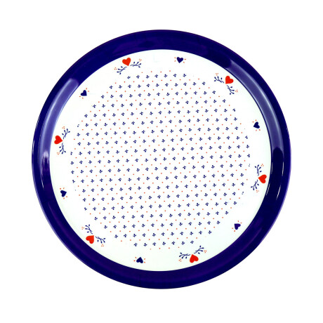 BANDEJA REDONDA MELAMINA LINEA CORAZON 40X2.1CM BANDEJA REDONDA MELAMINA LINEA CORAZON 40X2.1CM