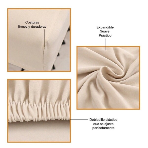 Funda Para Silla Comedor Cubre Asiento Elastizada Y Lavable Variante Color Gris Oscuro